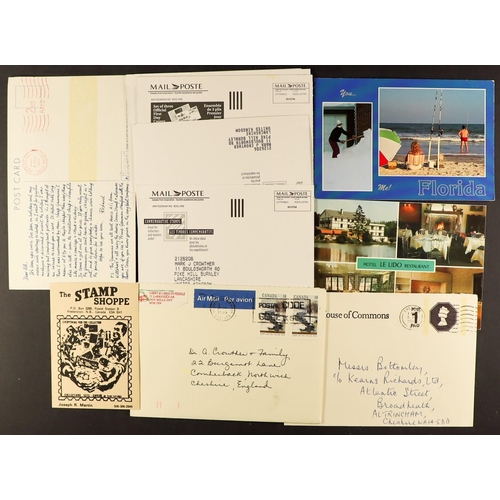 431 - CANADA CROWTHER ESTATE - COVERS & STAMPS in 10 file boxes with elements of specialisation. Company i... 