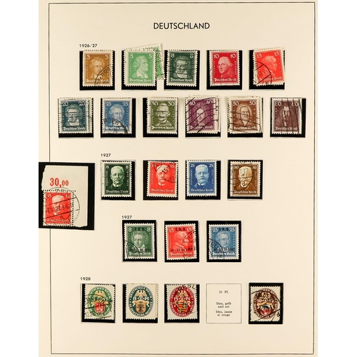 616 - GERMANY 1871 - 1945 SUBSTANTIAL COLLECTION of mint (some never hinged) and used stamps & miniature s... 