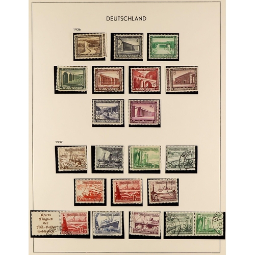 616 - GERMANY 1871 - 1945 SUBSTANTIAL COLLECTION of mint (some never hinged) and used stamps & miniature s... 