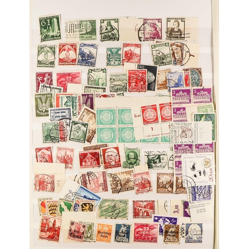 616 - GERMANY 1871 - 1945 SUBSTANTIAL COLLECTION of mint (some never hinged) and used stamps & miniature s... 