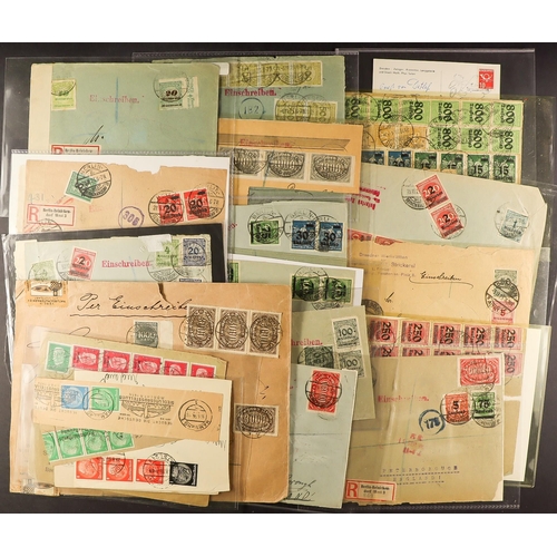 616 - GERMANY 1871 - 1945 SUBSTANTIAL COLLECTION of mint (some never hinged) and used stamps & miniature s... 