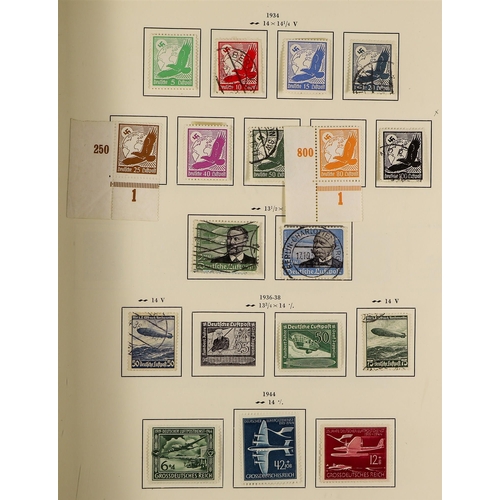 617 - GERMANY 1872 - 1945 COLLECTION of mint & used stamps in album, many notable stamps & sets. Condition... 