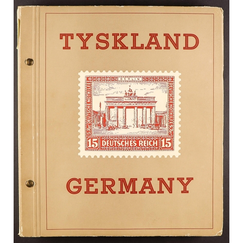 617 - GERMANY 1872 - 1945 COLLECTION of mint & used stamps in album, many notable stamps & sets. Condition... 