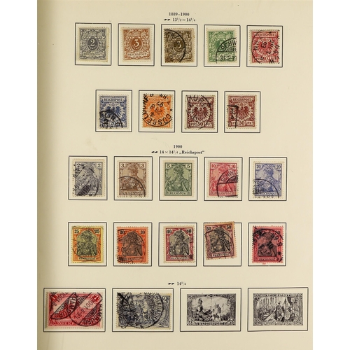 617 - GERMANY 1872 - 1945 COLLECTION of mint & used stamps in album, many notable stamps & sets. Condition... 