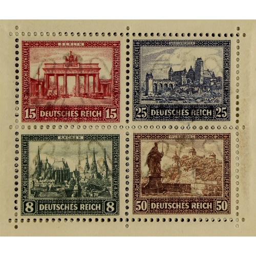 617 - GERMANY 1872 - 1945 COLLECTION of mint & used stamps in album, many notable stamps & sets. Condition... 