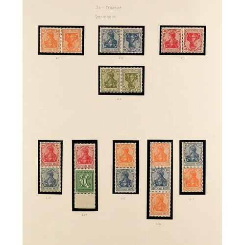 620 - GERMANY 1875 - 1999 COLLECTION mint and used in three spring-back albums. Includes a range of German... 