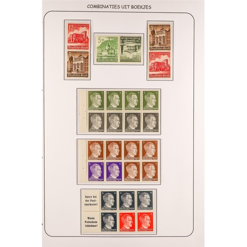 627 - GERMANY 1928 - 1941 SE-TENANT COLLECTION. A collection of mint (much never hinged) se-tenant pairs a... 