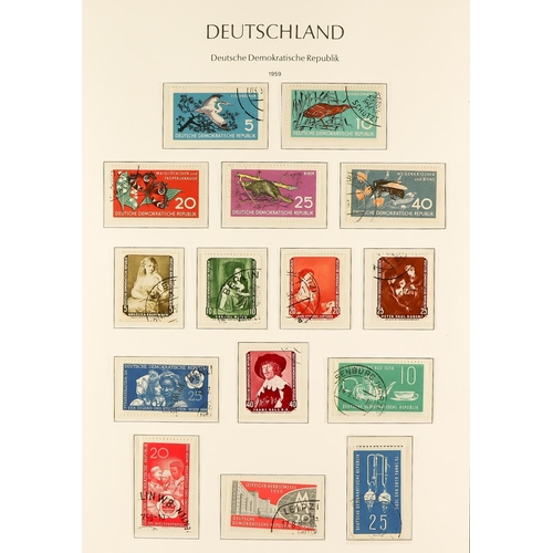 632 - GERMANY BERLIN AND DDR COLLECTIONS in hingeless Lighthouse albums. The Berlin album comprises of a h... 