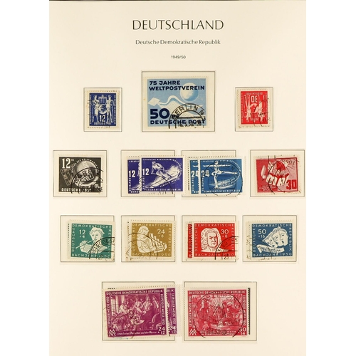 632 - GERMANY BERLIN AND DDR COLLECTIONS in hingeless Lighthouse albums. The Berlin album comprises of a h... 