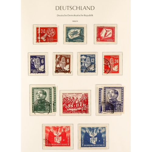 632 - GERMANY BERLIN AND DDR COLLECTIONS in hingeless Lighthouse albums. The Berlin album comprises of a h... 