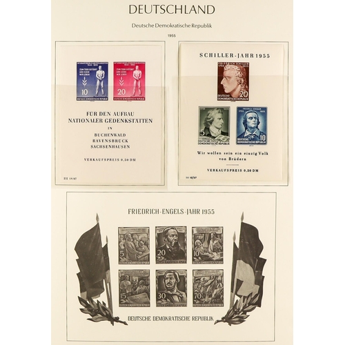 632 - GERMANY BERLIN AND DDR COLLECTIONS in hingeless Lighthouse albums. The Berlin album comprises of a h... 