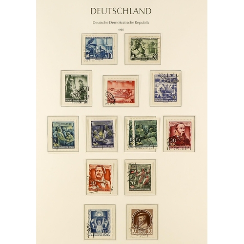 632 - GERMANY BERLIN AND DDR COLLECTIONS in hingeless Lighthouse albums. The Berlin album comprises of a h... 