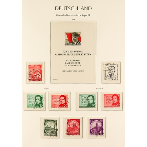 632 - GERMANY BERLIN AND DDR COLLECTIONS in hingeless Lighthouse albums. The Berlin album comprises of a h... 