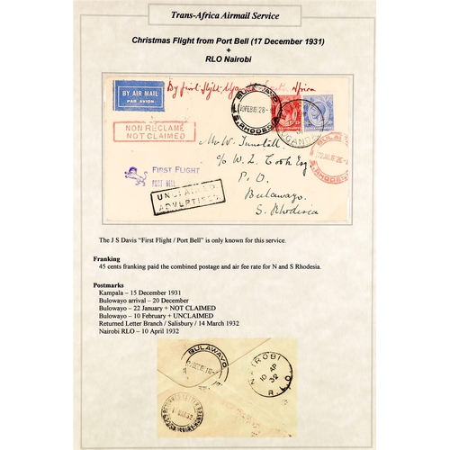 761 - K.U.T. 1920 - 1952 COVERS COLLECTION written up in an album, much interesting material (36 covers/ca... 