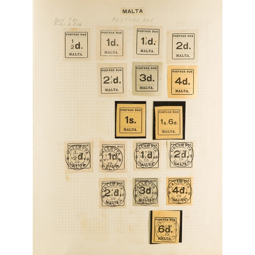 798 - MALTA 1863 - 1970 MINT & USED, CAT £5000+. A mint & used collection with many high values, multiples... 