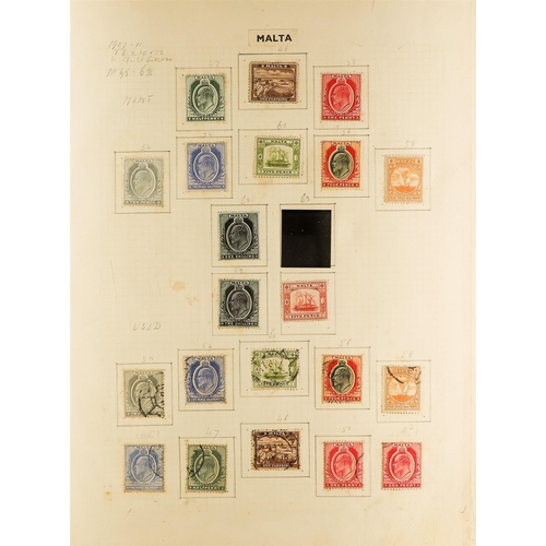 798 - MALTA 1863 - 1970 MINT & USED, CAT £5000+. A mint & used collection with many high values, multiples... 