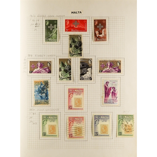 798 - MALTA 1863 - 1970 MINT & USED, CAT £5000+. A mint & used collection with many high values, multiples... 