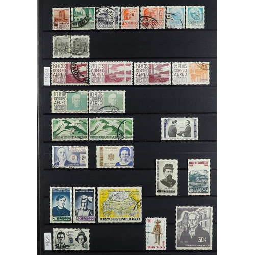 806 - MEXICO 1856 - 2011 EXTENSIVE COLLECTION in stock book, of mint & used stamps, incl. 1874 Hidalgo to ... 