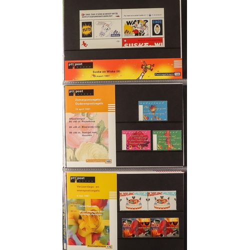 831 - NETHERLANDS 1960's - 2000's 'NEW ISSUES' carton containing new issue stamp folders, presentation pac... 