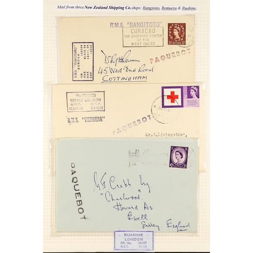 834 - NETHERLAND COLONIES CURACAO 1940's - 2000's COVERS COLLECTION written up in two albums, various canc... 