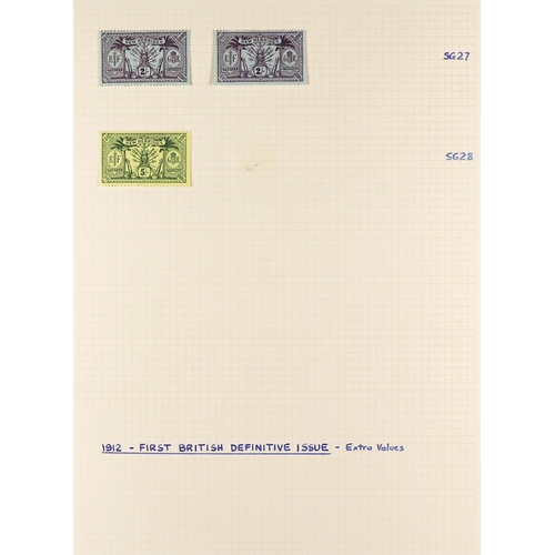 840 - NEW HEBRIDES 1908 - 1963 VALUABLE COLLECTION on pages, with English incl. 1908 