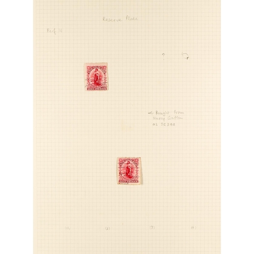 868 - NEW ZEALAND 1901 - 1927 BALANCE OF A SPECIALISED COLLECTION. Chiefly used stamps on album pages, of ... 