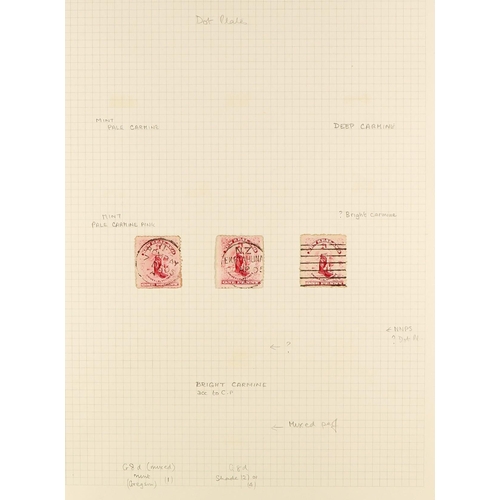 868 - NEW ZEALAND 1901 - 1927 BALANCE OF A SPECIALISED COLLECTION. Chiefly used stamps on album pages, of ... 