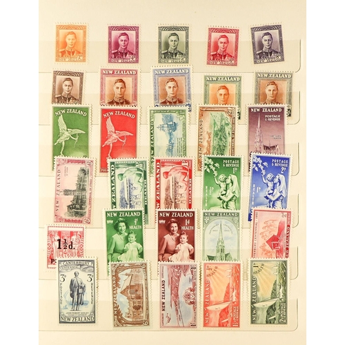 878 - NEW ZEALAND 1913-1967 NEVER HINGED MINT COLLECTION in a small stockbook, includes 1913 Auckland Exhi... 