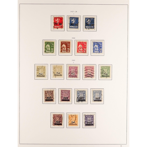 900 - NORWAY 1922 - 1944 USED COLLECTION on pages, chiefly complete sets, stc £2000+ (200+ stamps)
Lot 900... 