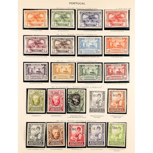 929 - PORTUGAL 1855 - 1968 COLLECTION of mint & used stamps on pages plenty of higher values, sets. Chiefl... 