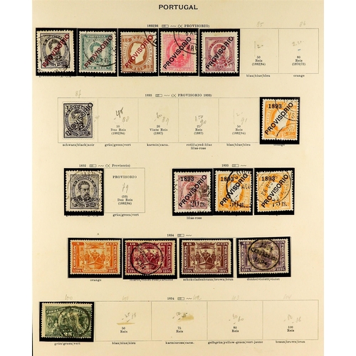 929 - PORTUGAL 1855 - 1968 COLLECTION of mint & used stamps on pages plenty of higher values, sets. Chiefl... 