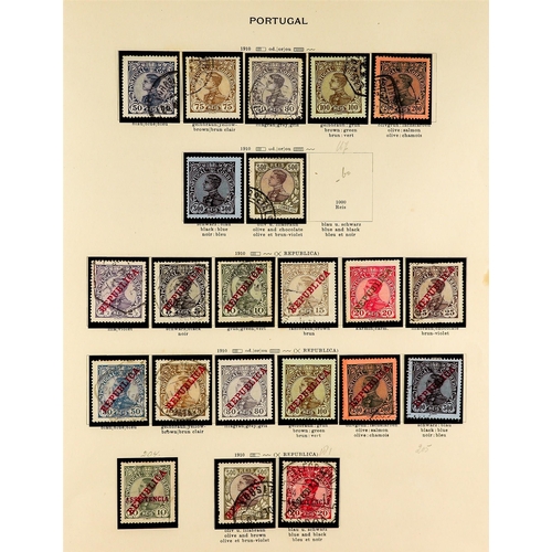 929 - PORTUGAL 1855 - 1968 COLLECTION of mint & used stamps on pages plenty of higher values, sets. Chiefl... 