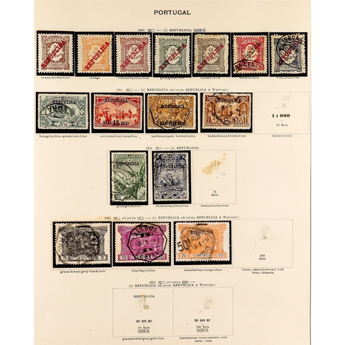 929 - PORTUGAL 1855 - 1968 COLLECTION of mint & used stamps on pages plenty of higher values, sets. Chiefl... 