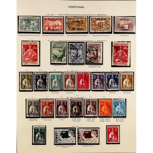 929 - PORTUGAL 1855 - 1968 COLLECTION of mint & used stamps on pages plenty of higher values, sets. Chiefl... 