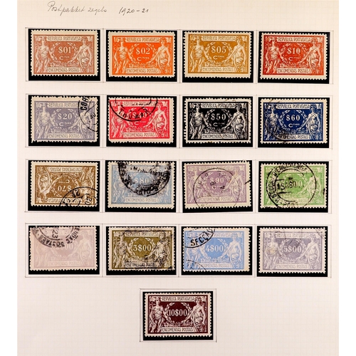 929 - PORTUGAL 1855 - 1968 COLLECTION of mint & used stamps on pages plenty of higher values, sets. Chiefl... 