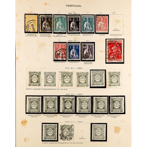 929 - PORTUGAL 1855 - 1968 COLLECTION of mint & used stamps on pages plenty of higher values, sets. Chiefl... 