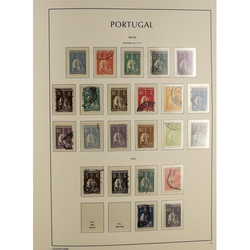 932 - PORTUGAL 1910-58 COLLECTION in a hingeless album, mint & used, incl. 1911 opts on Vasco set mint/use... 