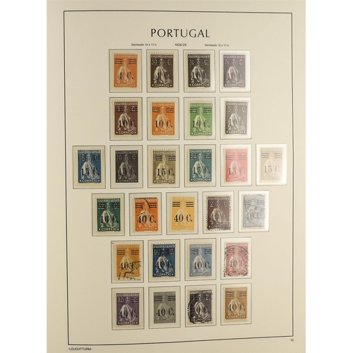 932 - PORTUGAL 1910-58 COLLECTION in a hingeless album, mint & used, incl. 1911 opts on Vasco set mint/use... 