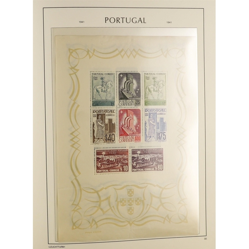 932 - PORTUGAL 1910-58 COLLECTION in a hingeless album, mint & used, incl. 1911 opts on Vasco set mint/use... 