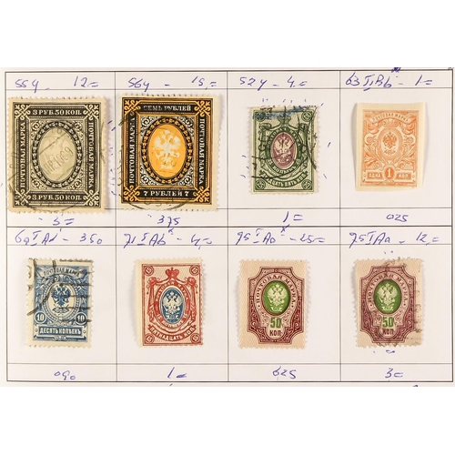 953 - RUSSIA 1880's - 1980 collections in two large albums, a stockbook and ranges in approval books, some... 