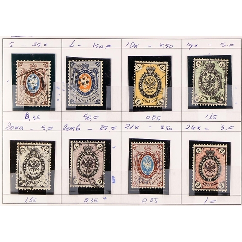 953 - RUSSIA 1880's - 1980 collections in two large albums, a stockbook and ranges in approval books, some... 