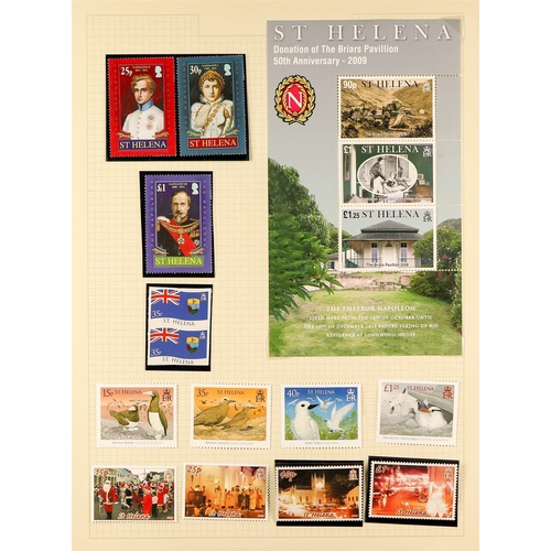 966 - ST HELENA 1970 - 2013 MINT COLLECTION in an album (some stamps never hinged) near- complete (800+ st... 