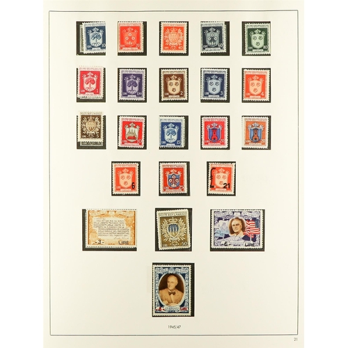 976 - SAN MARINO 1945 - 1964 NEVER HINGED MINT COLLECTION near - complete in hingeless album (approx 550 s... 