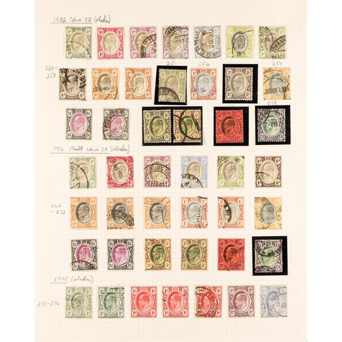 1003 - SOUTH AFRICA -COLS & REPS TRANSVAAL 1877 - 1905 COLLECTION of mint & used stamps on well-filled albu... 