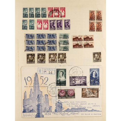 1009 - SOUTH AFRICA 1910 - 1975 COLLECTION of mint & used in an album, includes with a near- complete run o... 