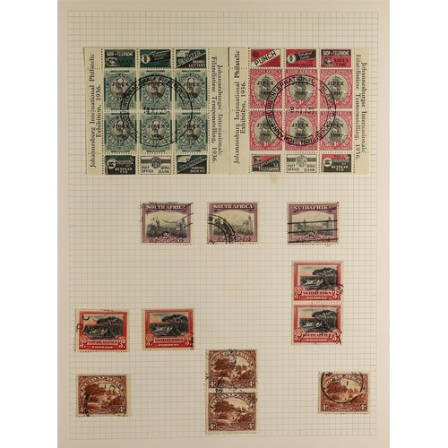 1009 - SOUTH AFRICA 1910 - 1975 COLLECTION of mint & used in an album, includes with a near- complete run o... 