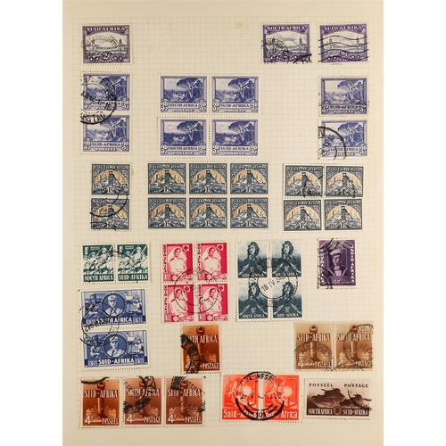 1009 - SOUTH AFRICA 1910 - 1975 COLLECTION of mint & used in an album, includes with a near- complete run o... 