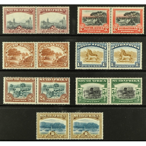 1010 - SOUTH AFRICA 1927-30 complete set, SG 34/39, mint lightly hinged, slightly toned gum. Cat £650 (7 pa... 