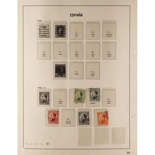 1022 - SPAIN 1872 - 1935 COLLECTION on album pages, comprehensive ranges. Chiefly good to fine (250+ stamps... 