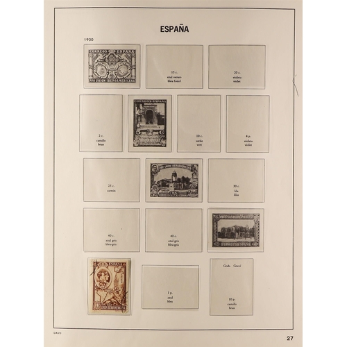 1022 - SPAIN 1872 - 1935 COLLECTION on album pages, comprehensive ranges. Chiefly good to fine (250+ stamps... 